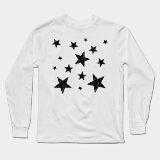 Black Stars Long Sleeve T-Shirt